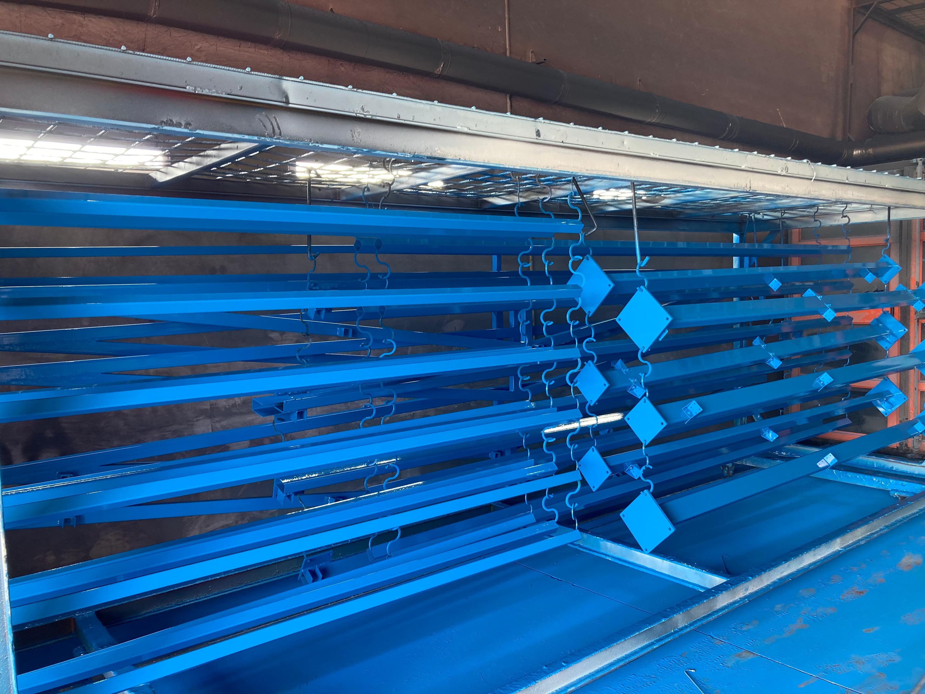 Elektrostatik toz boya uygulaması